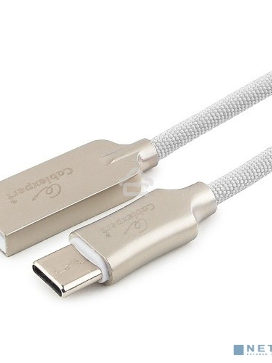 Кабель USB 2.0 Cablexpert CC-P-USBC02W-1.8M, AM/Type-C, серия Platinum, длина 1.8м, белый, блистер