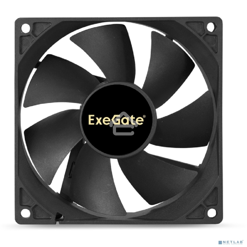 Вентилятор для корпуса ExeGate ExtraPower EP09225S3P черный, 92 мм, 2600 об/мин, 32 дБ, 3 pin