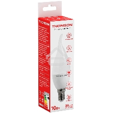 Лампа светодиодная Hiper THOMSON LED TAIL CANDLE 10W 830Lm E14 4000K TH-B2030