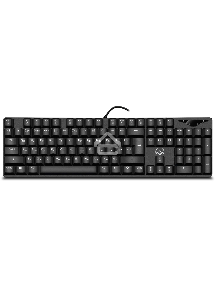Игровая клавиатура Sven KB-G9300 чёрная (Outemu Blue switches,104кл., подсветка)