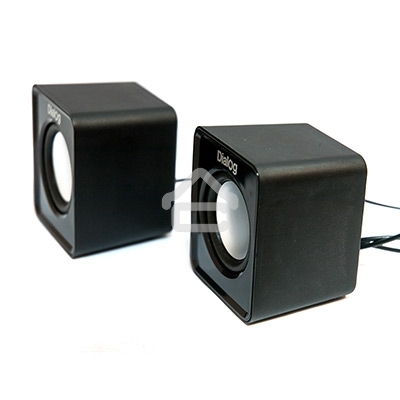 Колонки Dialog Colibri AC-02UP черный {акустические колонки 2.0, 5W RMS, питание от USB