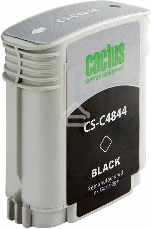 Картридж струйный Cactus CS-C4844 черный (72 мл) для №10 HP 2000/2500/1000/1100/1200