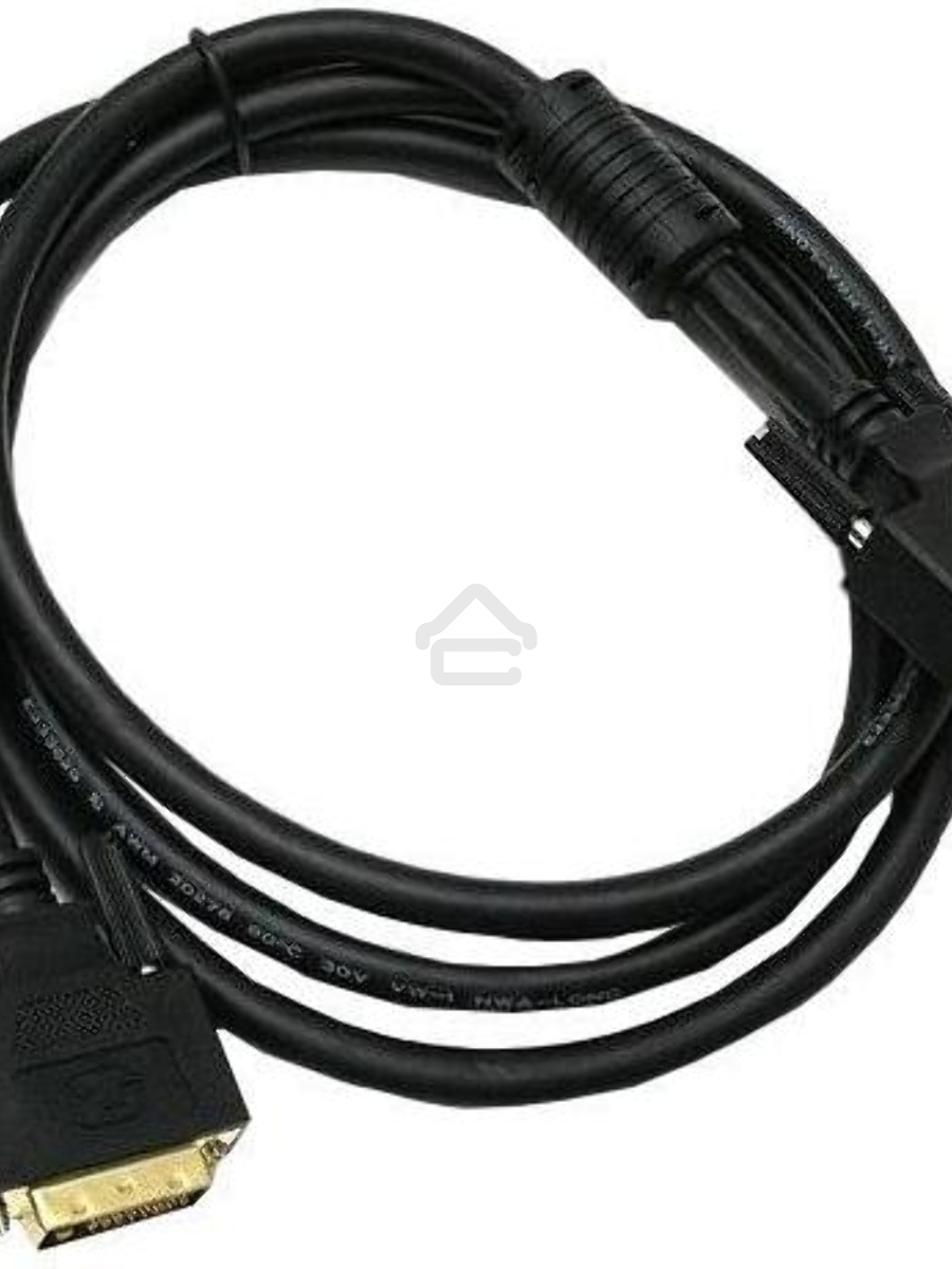 Кабель видео Buro DVI-D(m)/DVI-D(m) 1.8м. феррит.кольца Позолоченные контакты черный (DVI-D)