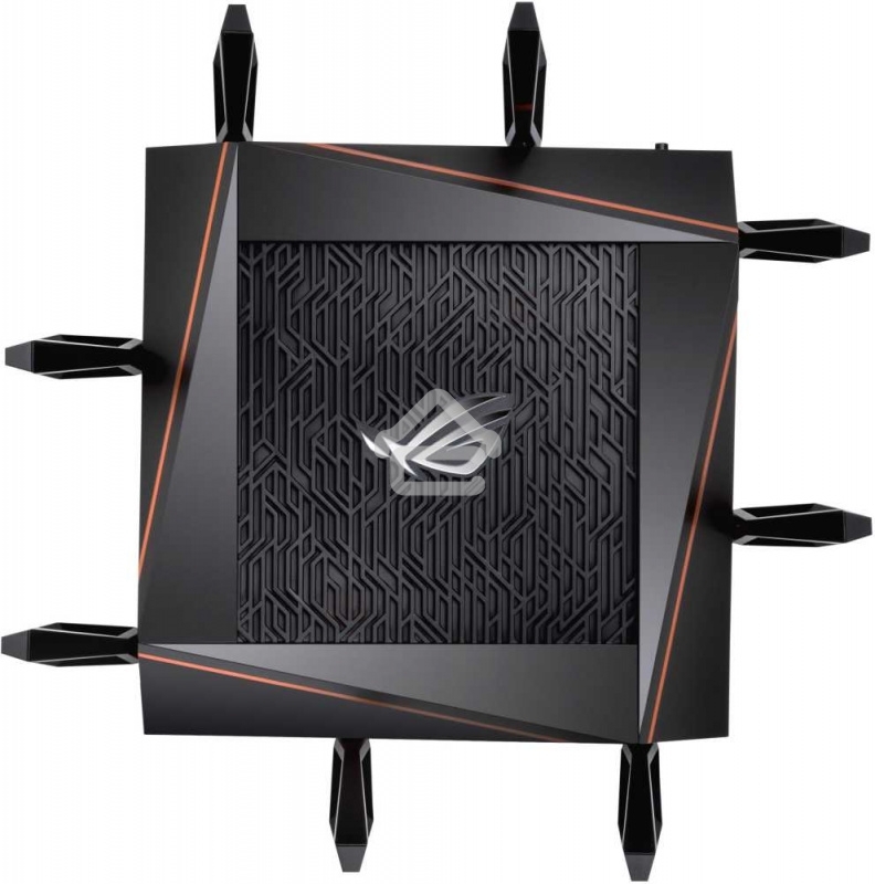 Маршрутизатор ASUS GT-AX11000 Tri-band WiFi 6(802.11ax) Gaming Router –World's first 10 Gigabit Wi-Fi router with a quad-core processor, 2.5G gaming port, DFS band, wtfast, Adaptive QoS, AiMesh for mesh wifi system