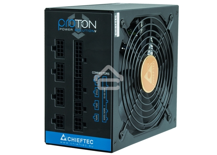 Блок питания Chieftec Proton BDF-850C, 850Вт, 80 PLUS Bronze, 140мм, модульный, черный