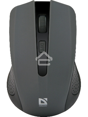 Мышь беспроводная Defender Accura MM-935 серый, 1600 dpi, радиоканал, USB, кнопки - 4