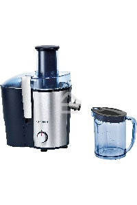 Соковыжималка центробежная Bosch MES3500 700Вт рез.сок.:1250мл. серебристый/синий