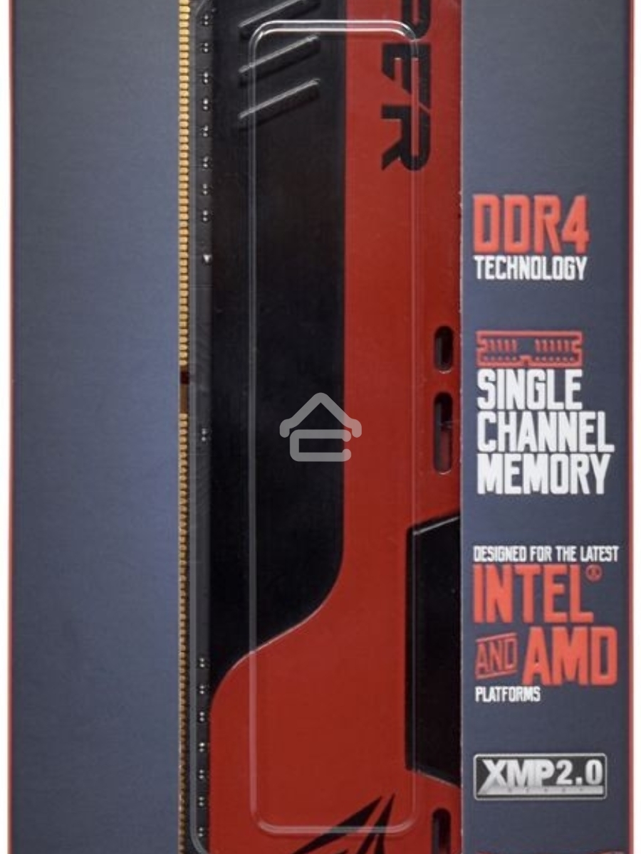Оперативная память Patriot Viper Elite II, DDR4, 4GB (1x4 GB), 2666 MHz, CL16, DIMM, радиатор, красный