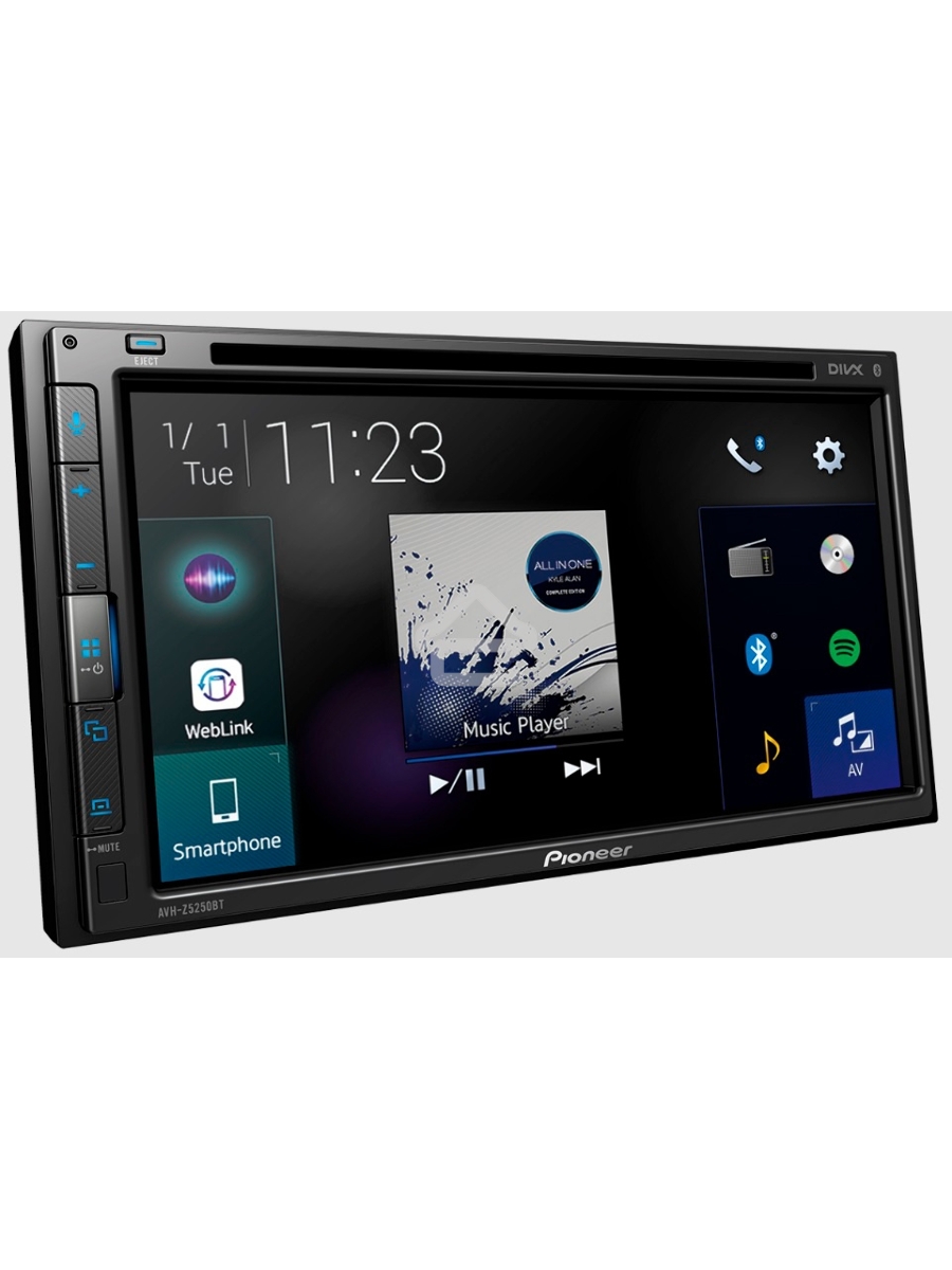 Автомагнитола CD DVD Pioneer AVH-Z5250BT 2DIN 4x50Вт