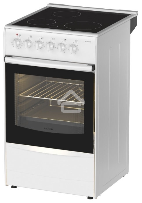 Плита электрическая Darina 1B EC 331 606 W белый/черный, конфорок 3 шт, духовка 50 л, 50 см x 85 см x 56 см