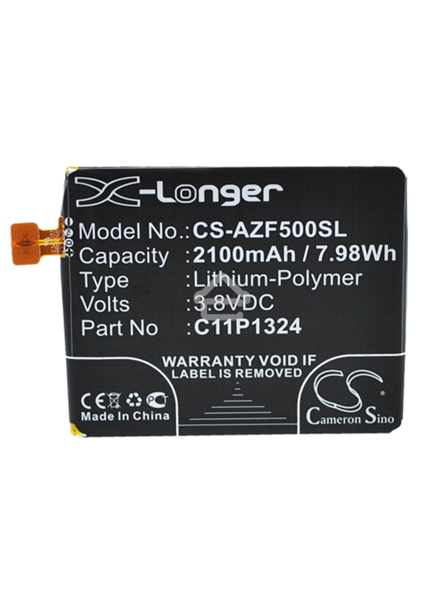 Аккумулятор CameronSino CS-AZF500SL C11P1324 для Asus ZenFone 5 A501CG 3.8V / 2100mAh / 7.98Wh