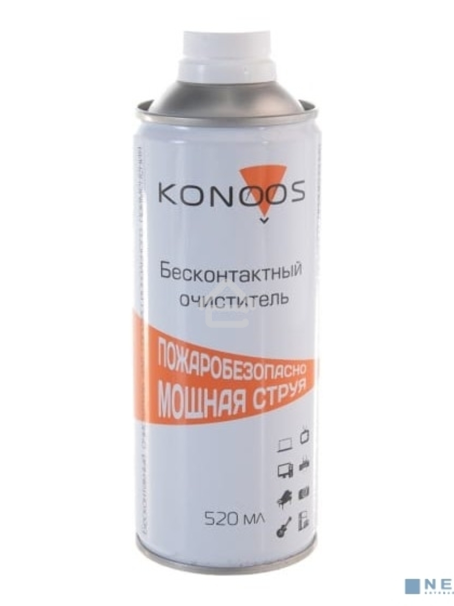 Чистящие средства Konoos KAD-520F Сжатый воздух высокого давления, невоспламеняющийся, 520 мл