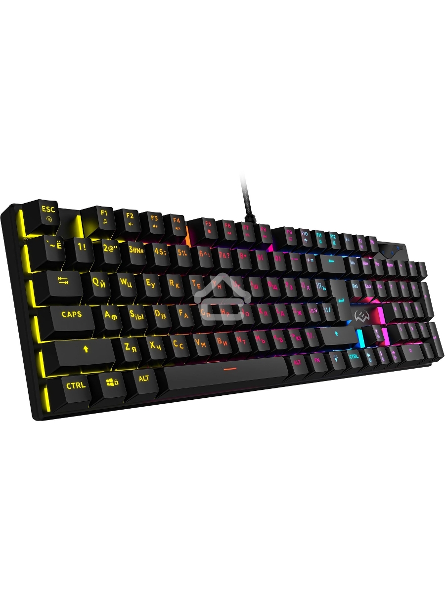 Игровая клавиатура Sven KB-G9300 чёрная (Outemu Blue switches,104кл., подсветка)