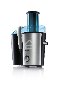 Соковыжималка центробежная Bosch MES3500 700Вт рез.сок.:1250мл. серебристый/синий