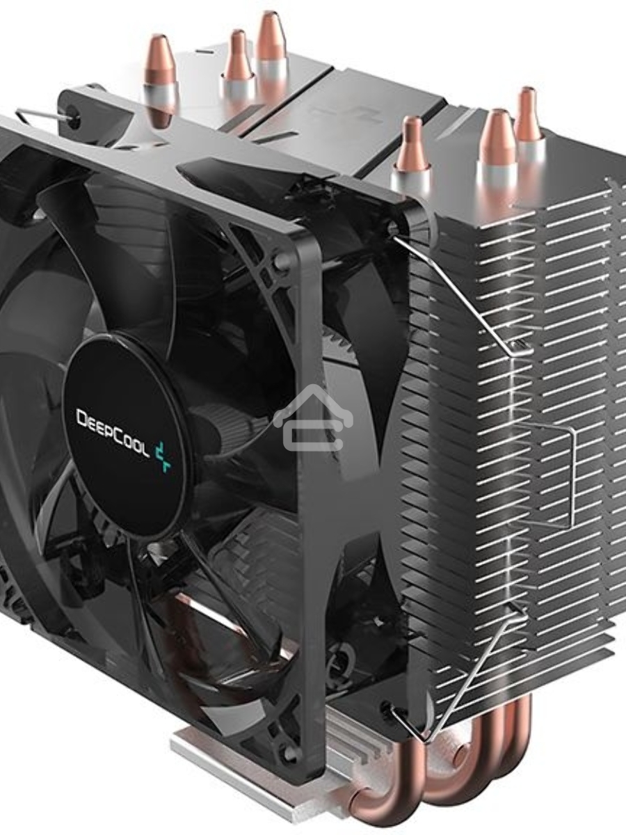 Кулер для процессора DEEPCOOL GAMMAXX 300 FURY серебристый, 92 мм, алюминий/медь, 1800 об/мин, 21 дБ, 4 pin, 130 Вт, 130.5 мм