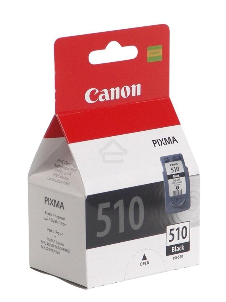 Картридж струйный PG-510Bk (2970B007) черный (220 стр.) для Canon PIXMA MP240, 260, 480, MX320, 330