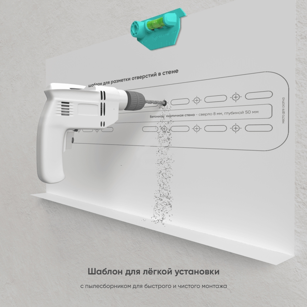 Кронштейн ONKRON TM5W/32-65'' макс 400*400 наклон +12º от стены: 35-145мм, макс вес 68,2кг, встр уровень, белый