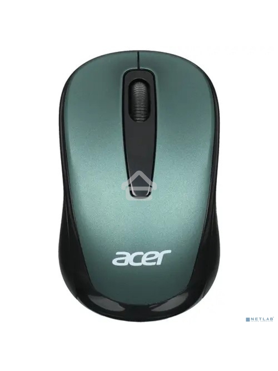 Мышь беспроводная Acer OMR135 зеленый, 1000 dpi, радиоканал, USB, кнопки - 3