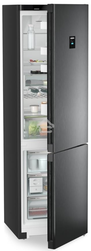 Холодильник Liebherr CNBDC 573I-22 001 черная нержавеющая сталь двухкамерный 266/94л морозилка снизу