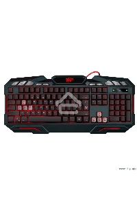 Клавиатура Defender Doom Keeper GK-100DL RU  проводная, USB, чёрный
