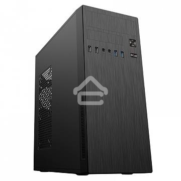 Компьютерный корпус MidiTower Powerman DA812BK Black PM-500ATX-F 2*USB 2.0+2*USB 3.0 Audio ATX
