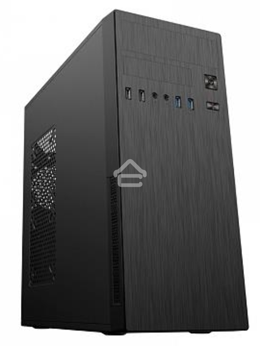 Компьютерный корпус MidiTower Powerman DA812BK Black PM-500ATX-F 2*USB 2.0+2*USB 3.0 Audio ATX