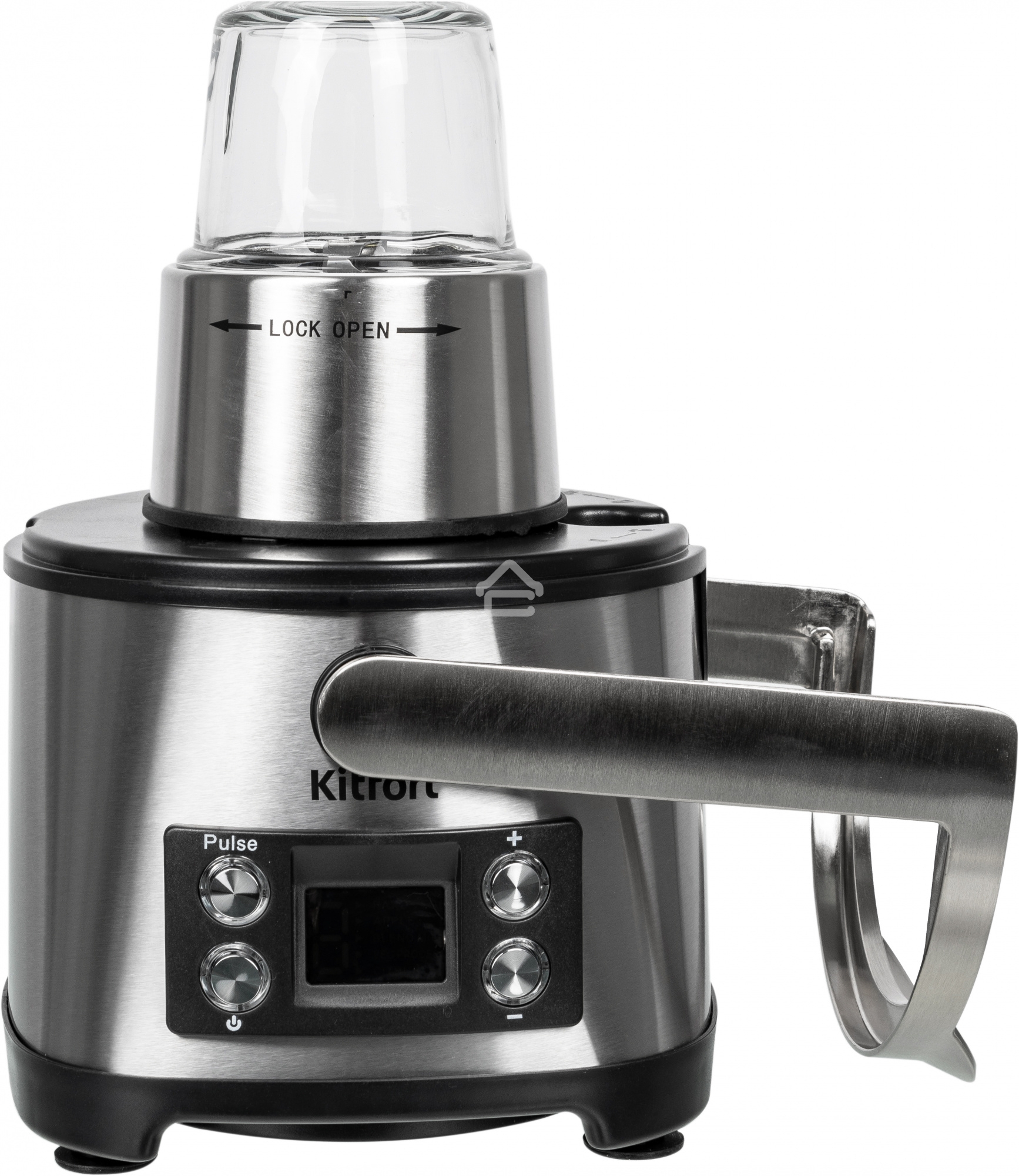 Кухонный комбайн Kitfort KT-1395 800Вт серебристый/черный