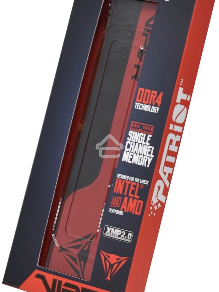 Оперативная память Patriot Viper Elite II, DDR4, 4GB (1x4 GB), 2666 MHz, CL16, DIMM, радиатор, красный