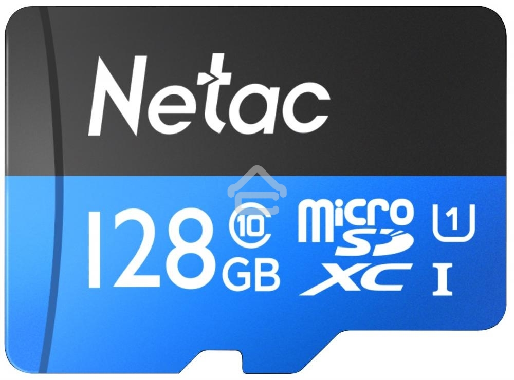 Флеш карта MicroSDXC 128GB Netac Class 10 UHS-I U1 P500 Standart + адаптер [NT02P500STN-128G-R]