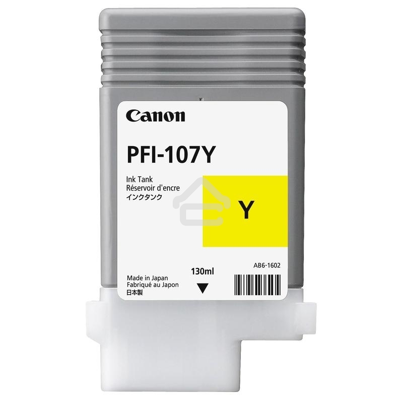 Картридж струйный Canon PFI-107Y (6708B001) желтый (130 мл) для Canon iP F680/685/780/785