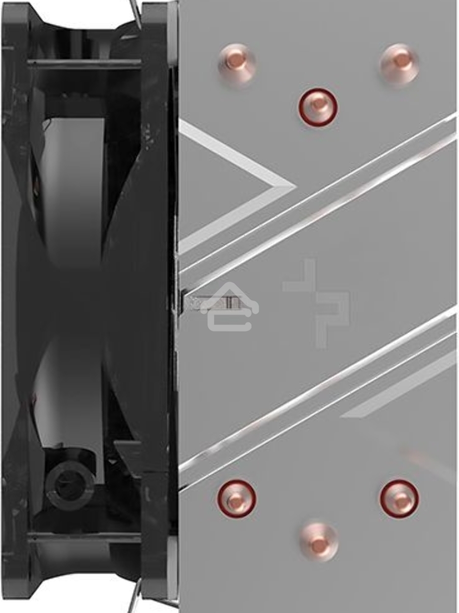 Кулер для процессора DEEPCOOL GAMMAXX 300 FURY серебристый, 92 мм, алюминий/медь, 1800 об/мин, 21 дБ, 4 pin, 130 Вт, 130.5 мм