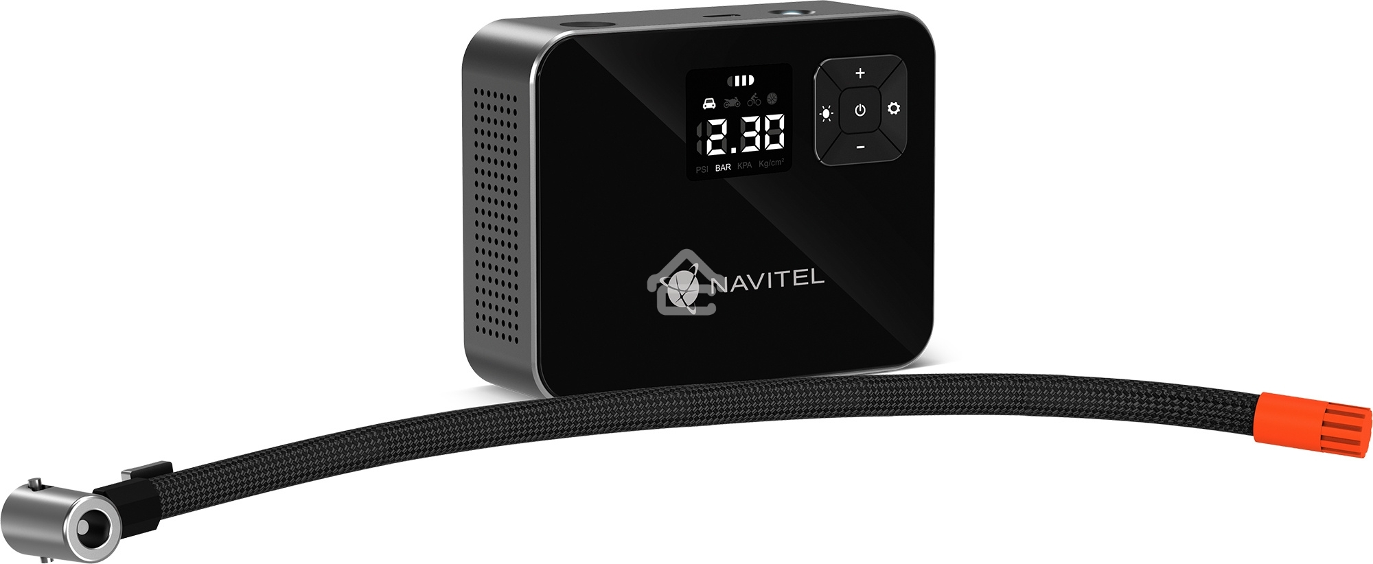 Автомобильный компрессор Navitel AIR 15 AL 15л/мин шланг 0.260м