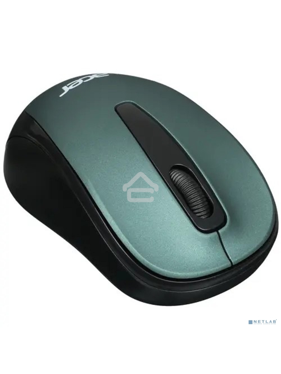 Мышь беспроводная Acer OMR135 зеленый, 1000 dpi, радиоканал, USB, кнопки - 3