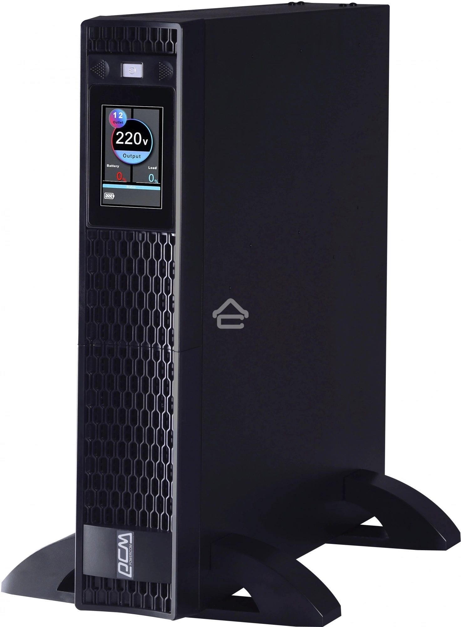 Источник бесперебойного питания Powercom Next, On-Line, 2000VA/2000W, Rack/Tower, 8*IEC320-C13 + 2*C19, LCD, Serial+USB, SmartSlot, подкл. доп. Бат.