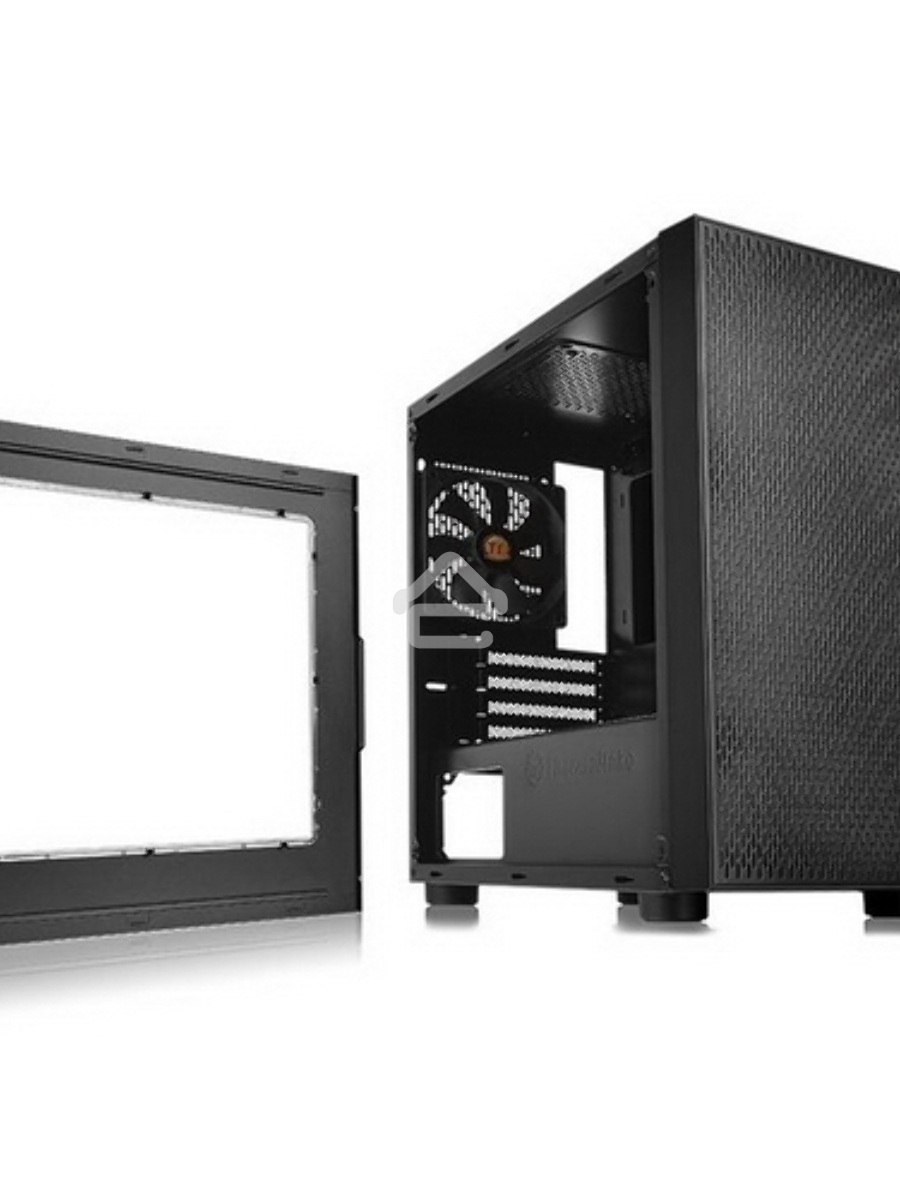 Компьютерный корпус Thermaltake Versa H18 Window черный без БП mATX 2xUSB2.0 1xUSB3.0 audio bott PSU