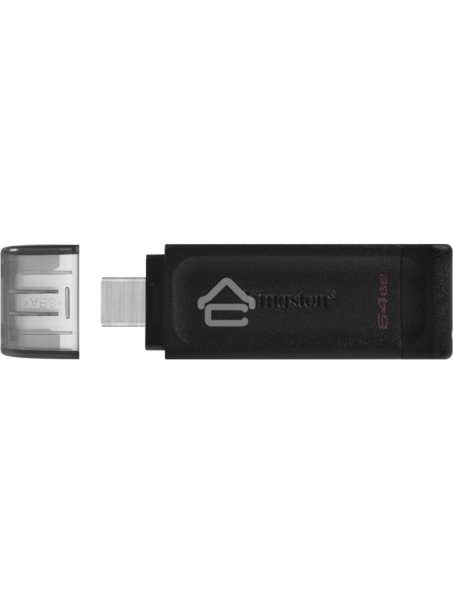 Флеш диск Kingston 64Gb DataTraveler DT70 <DT70/64GB>, USB-C 3.2 Gen 1