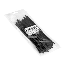 Стяжка (хомут) нейлоновая ExeGate CV66-200x3.6B (нейлон 6.6, 200x3.6мм, неоткрывающаяся, halogen free, -40°C - +85°C, черная, 100 шт)