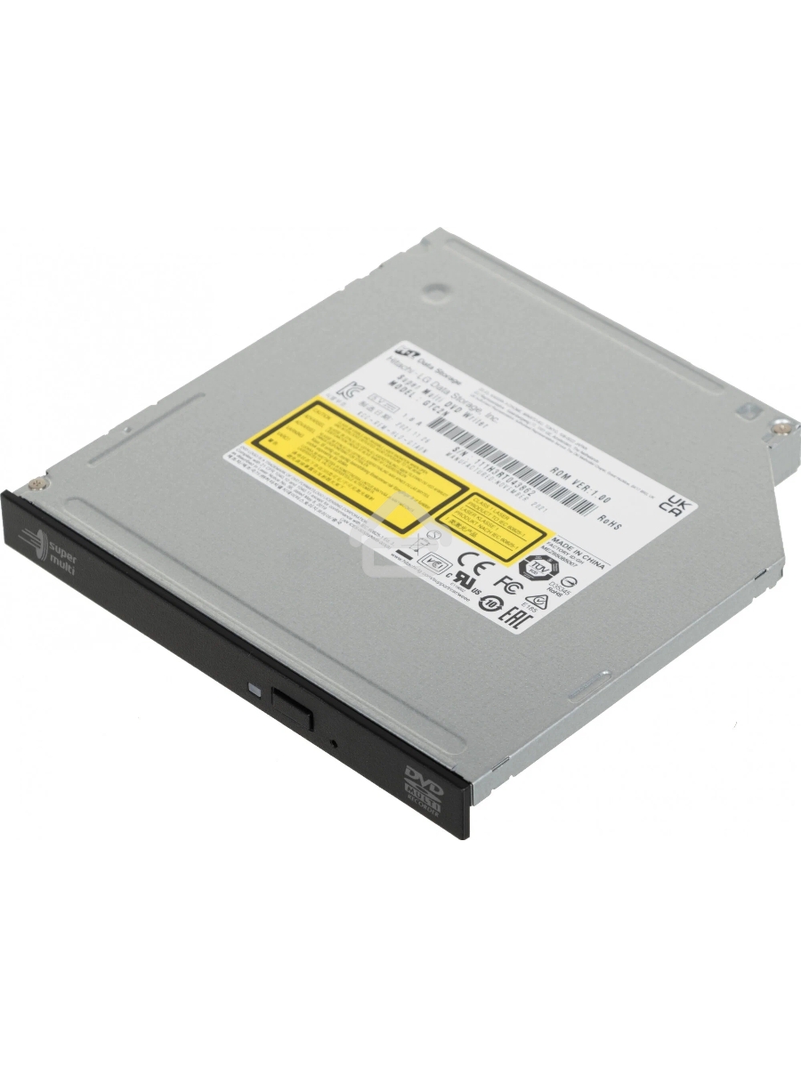 Оптический привод LG DVD-RW SATA Slim Black, 12.7 mm, OEM
