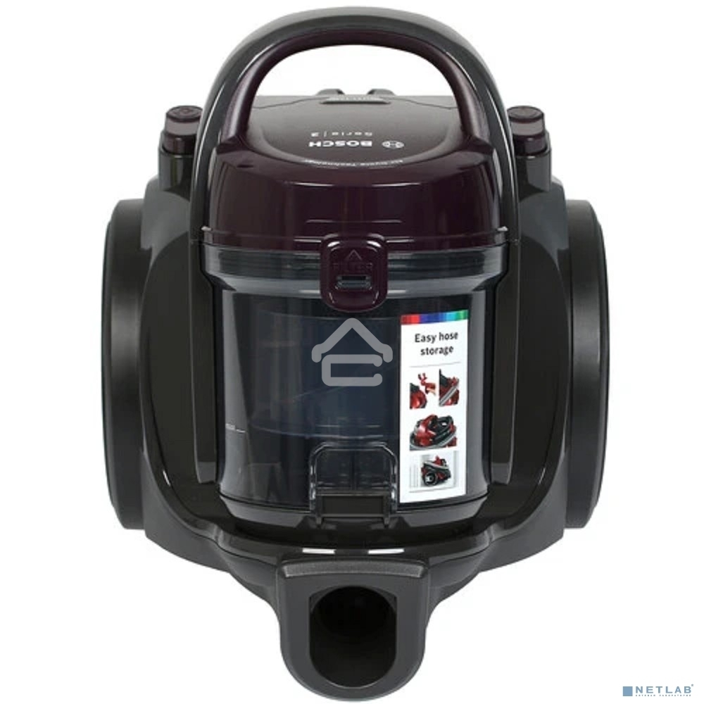 Пылесос Bosch BGC05AAA1, 350/700 Вт, уборка сухая, пылесборник контейнер 1.5 л