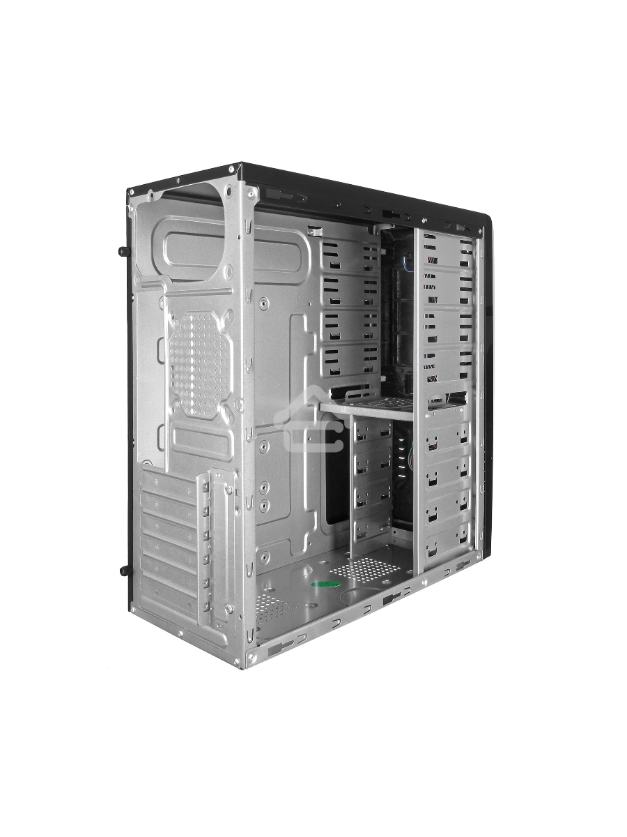 Компьютерный корпус Miditower Exegate CP-601 Black, ATX, <без БП>, 2*USB, Audio