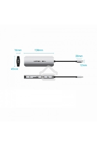 Мультифункциональный хаб Vention USB Type C 9 в 1