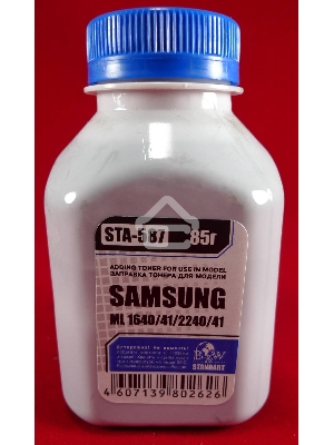 Тонер SAMSUNG ML-1640/41/1910/15/2240/41/SCX 4600/23 (фл, 85г) B&W Standart фас России