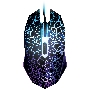 Мышь проводная Qumo Terra M02 черный, 3200 dpi, USB, кнопки - 6
