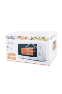 Микроволновая печь Mystery MMW-2012 белый, 20 л, 800 Вт, переключатели - поворотный механизм