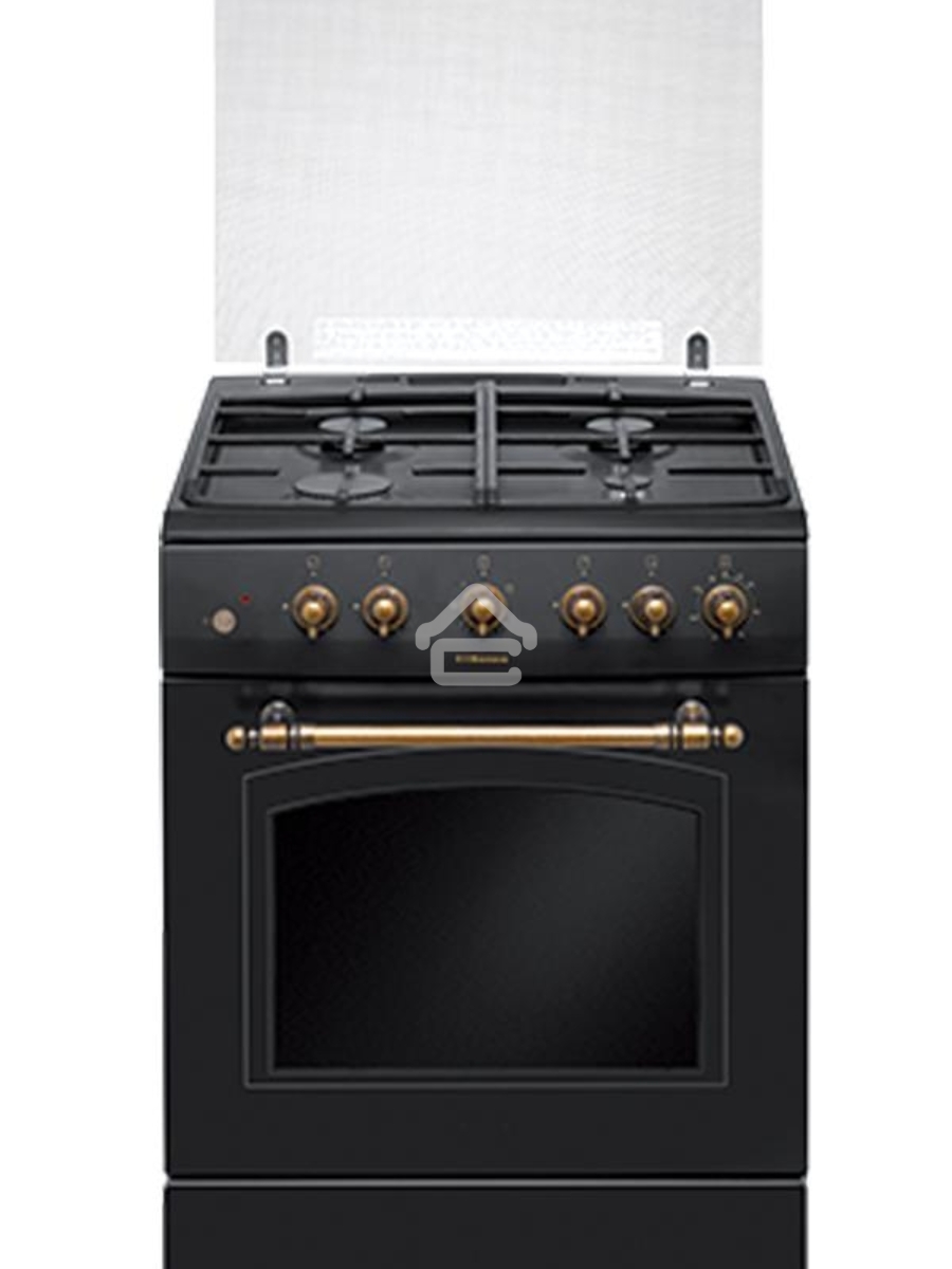 Плита газовая Hansa FCGA62109 черный, конфорок 4 шт, духовка 58 л, 60 см x 85 см x 60 см