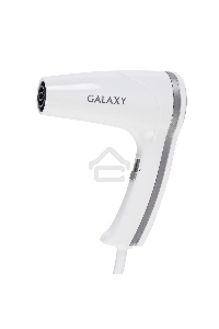 Фен для волос с настенным креплением Galaxy Line GL 4350, белый, 1400 Вт, 2 скорости потока воздуха, функция «холодный воздух», защитная сетка, настенное крепление