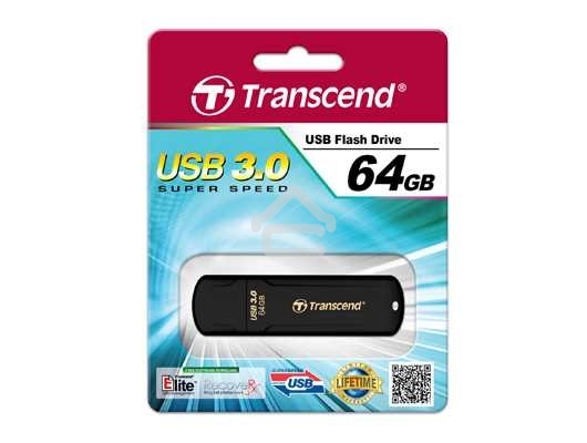 Флешка USB Transcend JetFlash 700 (TS64GJF700), 64Gb, USB 3.0, R/W 70/20, черный