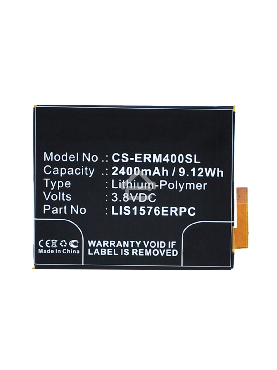 Аккумулятор CameronSino CS-ERM400SL LIS1576ERPC для Sony Xperia M4 Aqua E2303 3.8V / 2400mAh / 9.12Wh