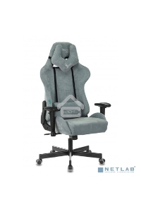 Кресло игровое Бюрократ VIKING KNIGHT LT28 FABRIC серо-голубой крестовина металл/пластик