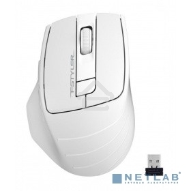 Мышь беспроводная A4Tech Fstyler FG30 белый/серый, 2000 dpi, радиоканал, USB, кнопки - 5